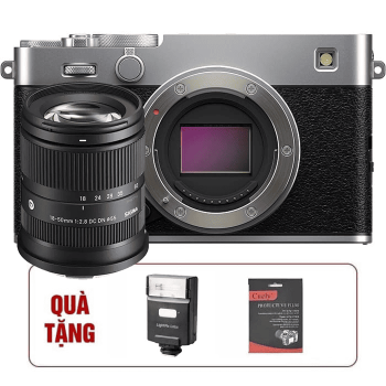 Fujifilm X-E5 + Sigma 18-50mm F/2.8 XF (Màu Bạc), Mới 100% (Chính Hãng)