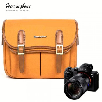 Túi máy ảnh Herringbone Maniere Large (Sand)